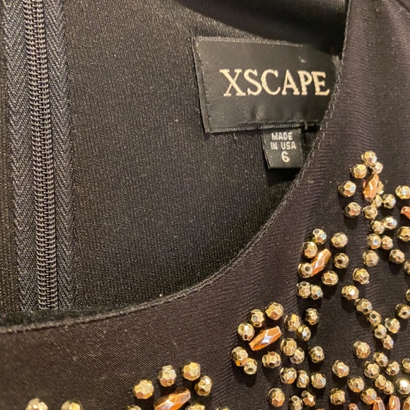 Xscape Women’s gold and silver beaded dress - Picture 5 of 5